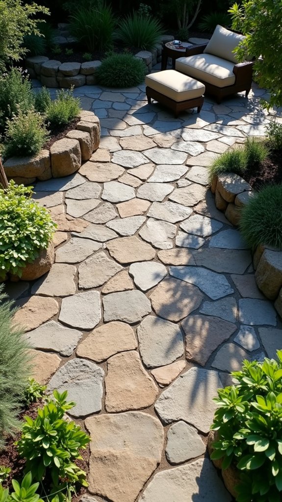 versatile crushed rock patios