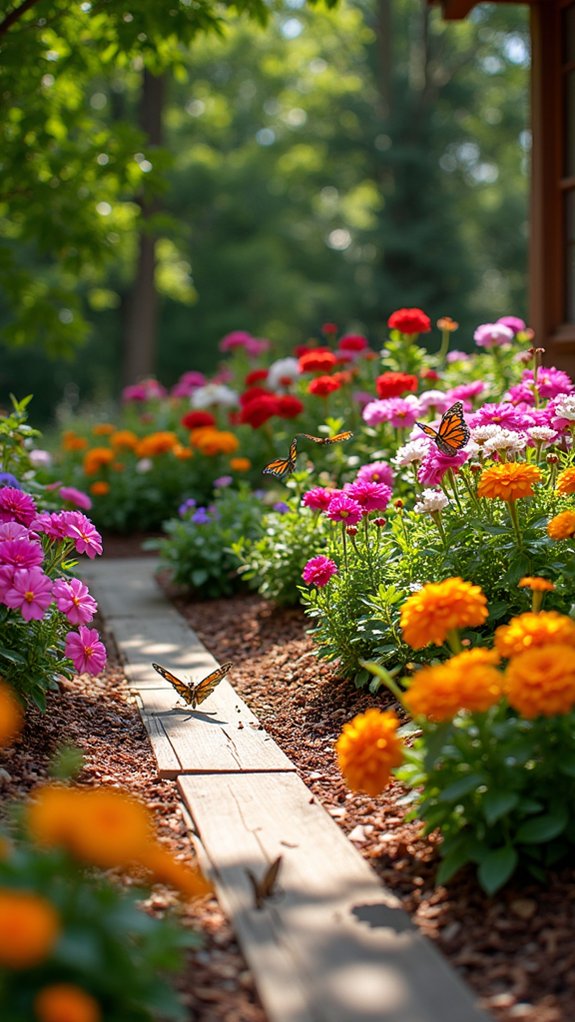 vibrant blooms enhance gardens