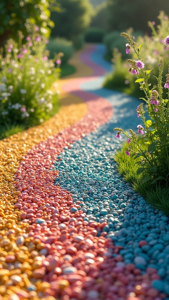 vibrant creative outdoor pathways