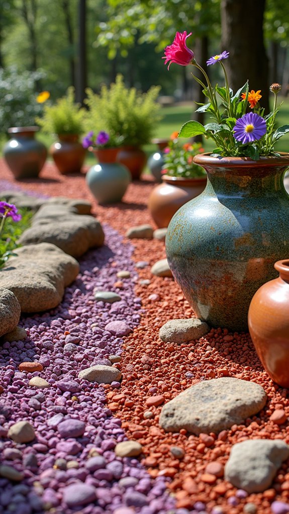 vibrant low maintenance garden design