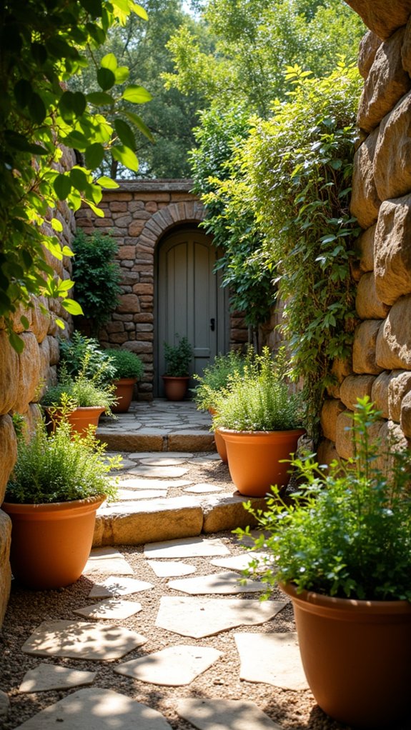 vibrant mediterranean rockscape garden