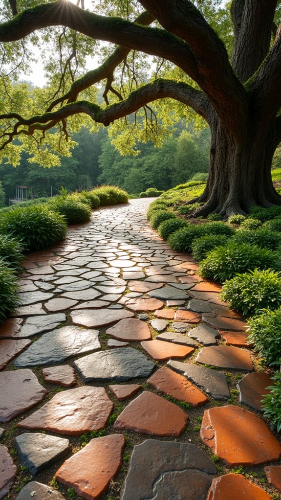 vibrant mosaic stone patterns