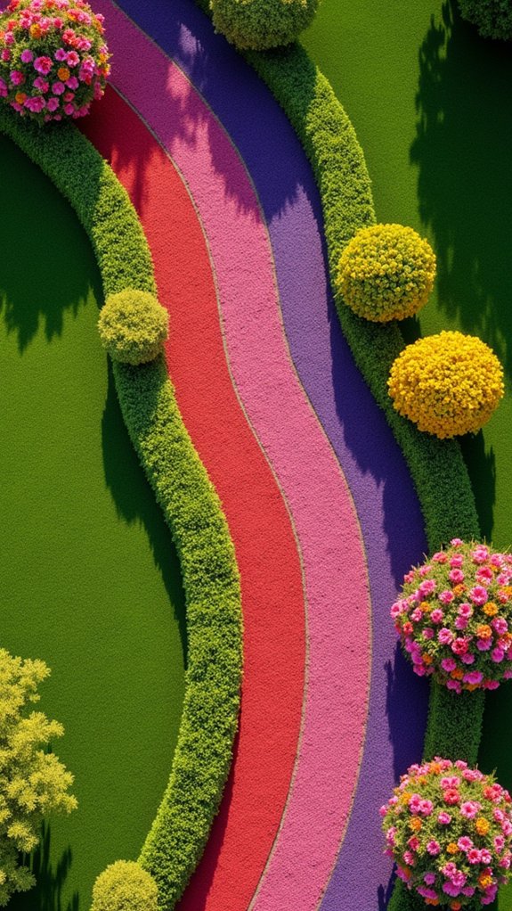 vibrant mulch enhances landscapes