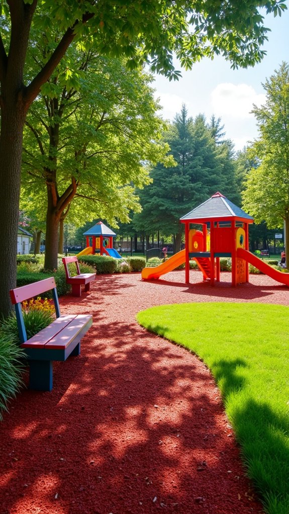 vibrant safe outdoor play