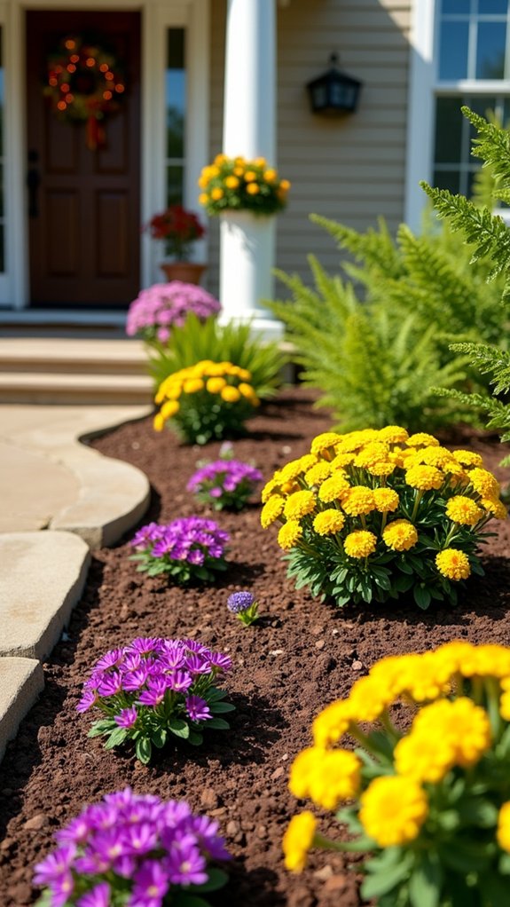 vibrant seasonal color display