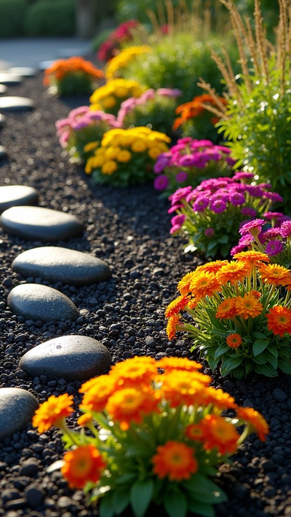 vibrant seasonal flower rotations