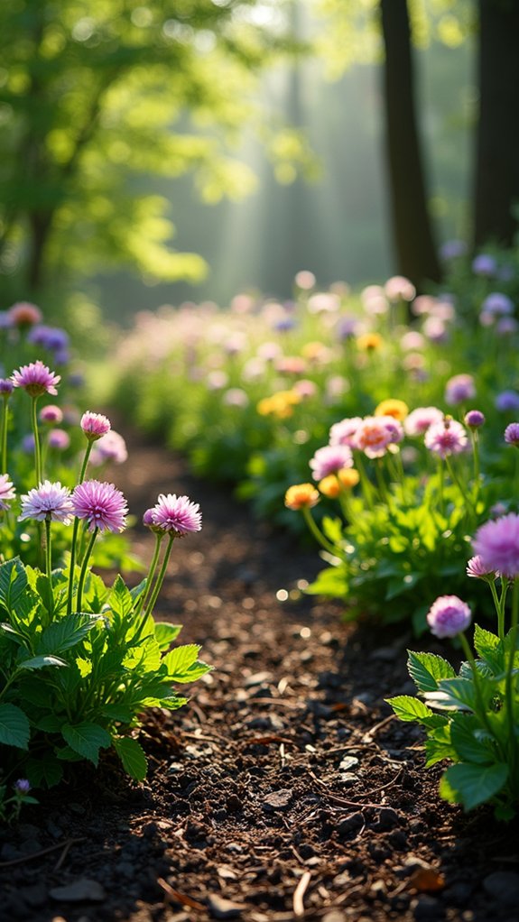 vibrant shade garden design