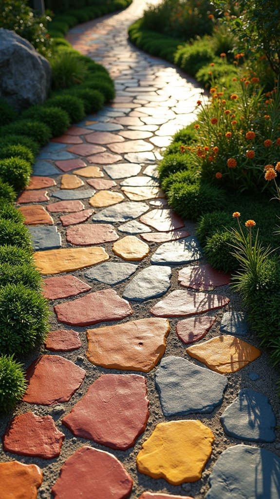 visually stunning garden pathways