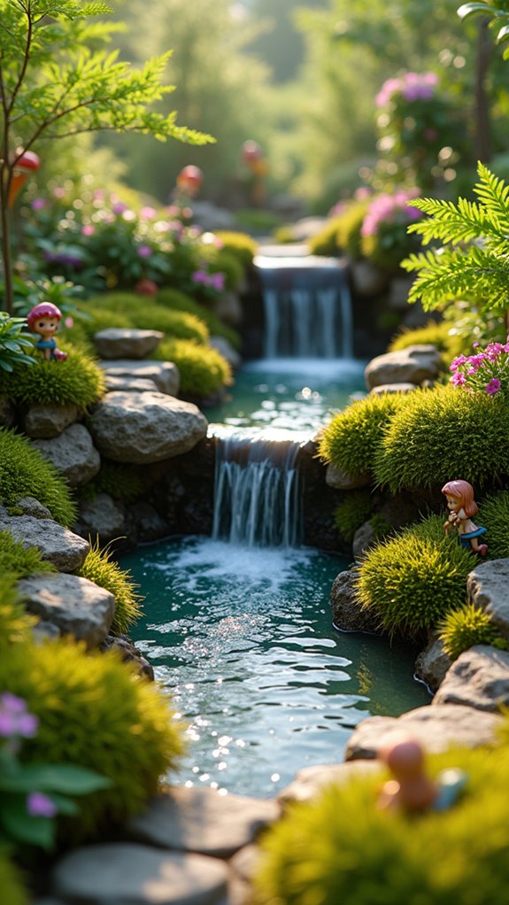 whimsical miniature garden oasis
