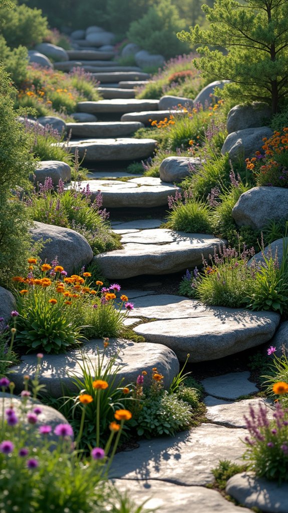 wildflower haven on platforms