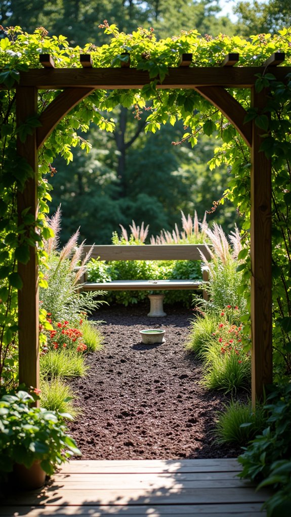 wildlife friendly herb spiral garden