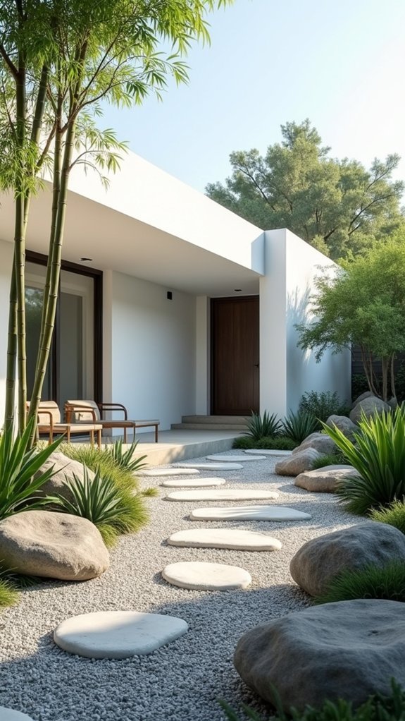 zen rock garden serenity