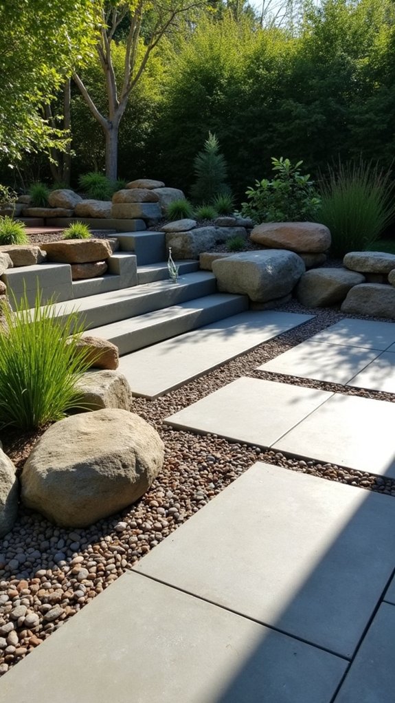 zen rock garden tranquility