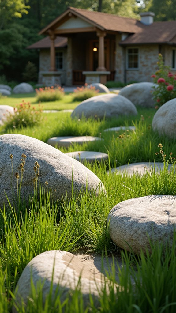 boulder arrangements enhance landscapes