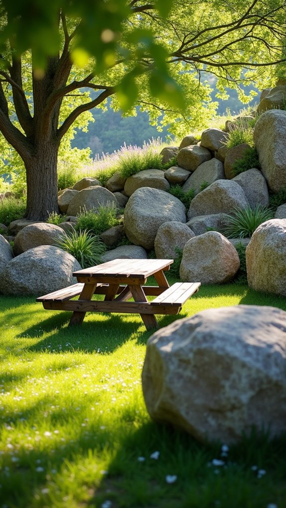 boulder enhanced picnic area