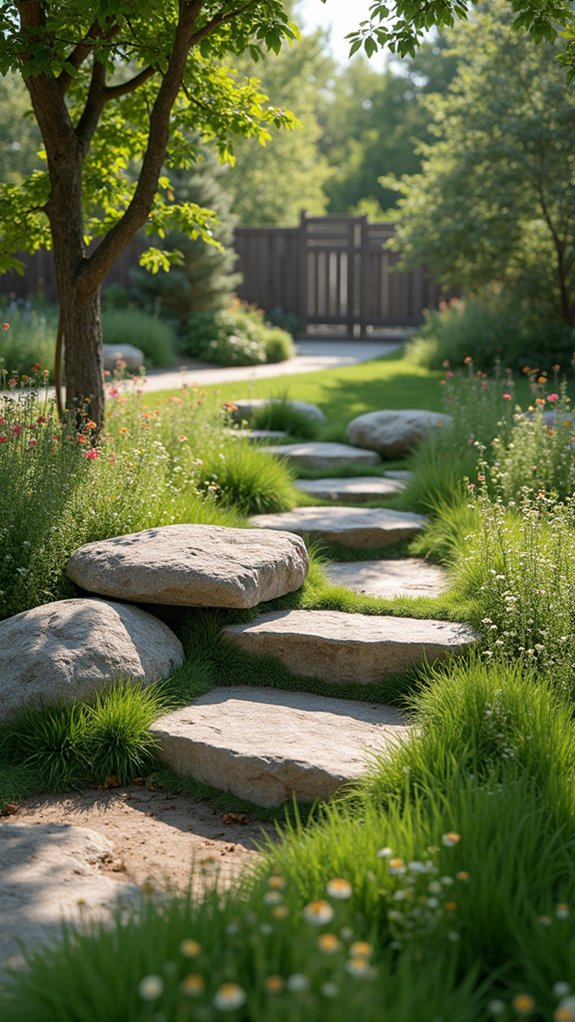 boulder groupings for depth