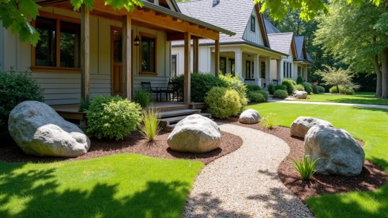 19 Stunning Boulder Landscaping Ideas for the Front Yard That Boost Curb Appeal boulder landscaping front yard ideas