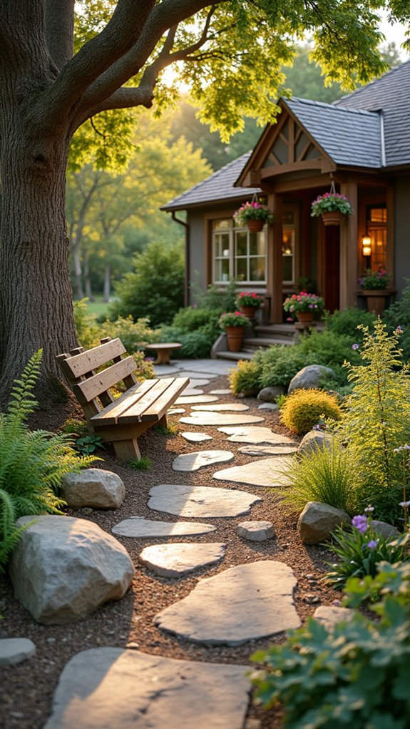 boulder pathways enhance nature
