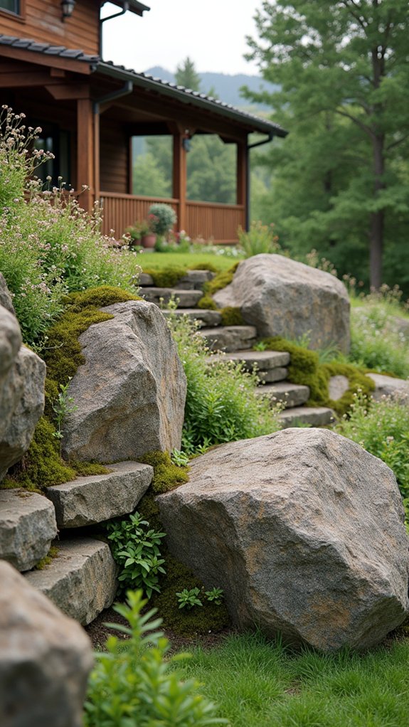 boulders enhance erosion control
