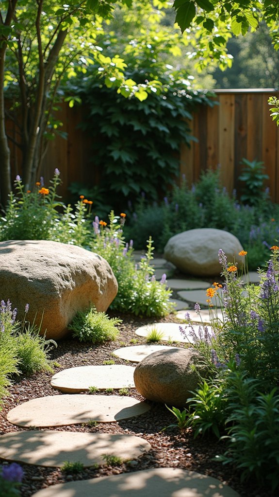 boulders enhance native landscapes