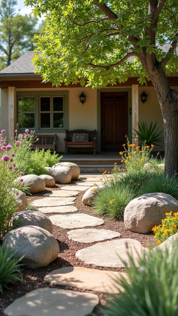 boulders enhance native landscapes