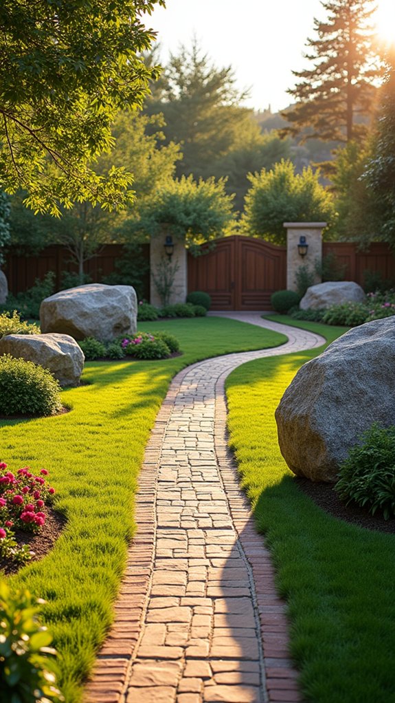 boulders enhance outdoor spaces