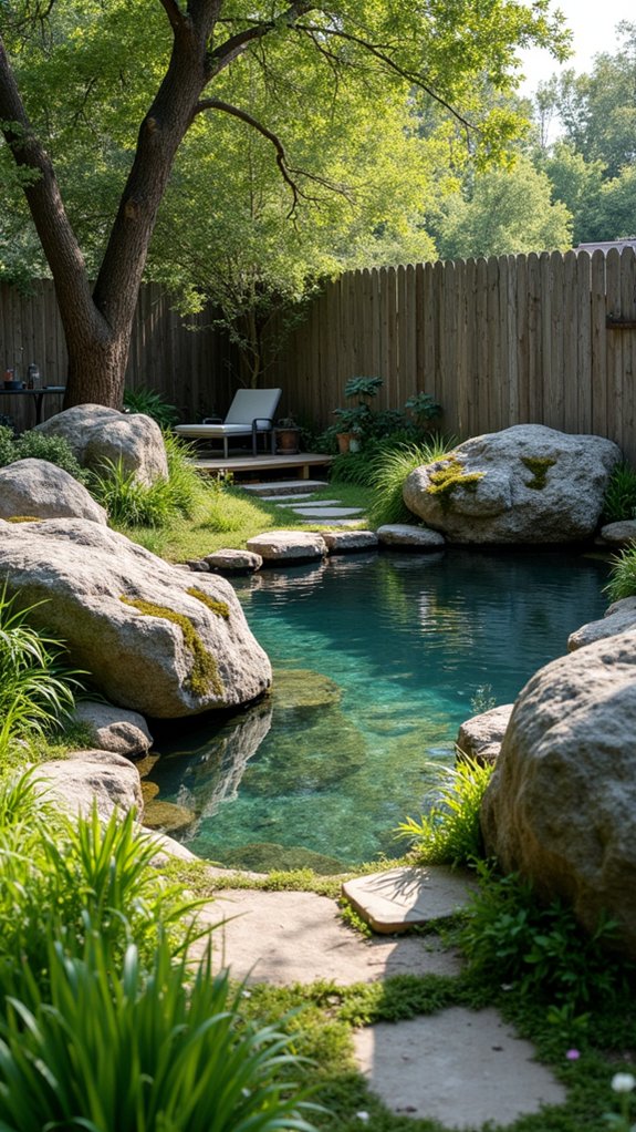 boulders enhance rock pool