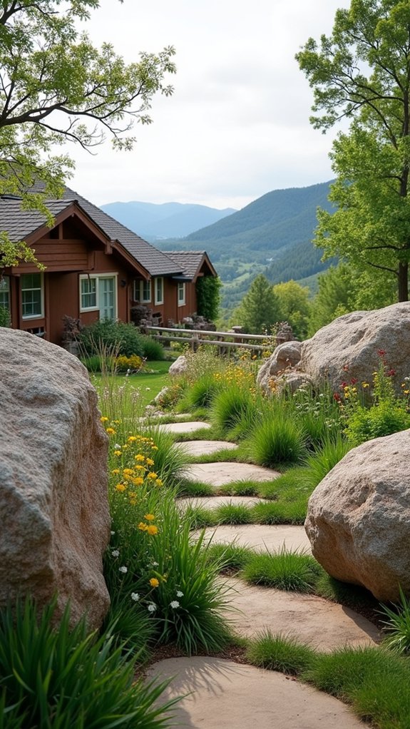 boulders frame stunning views