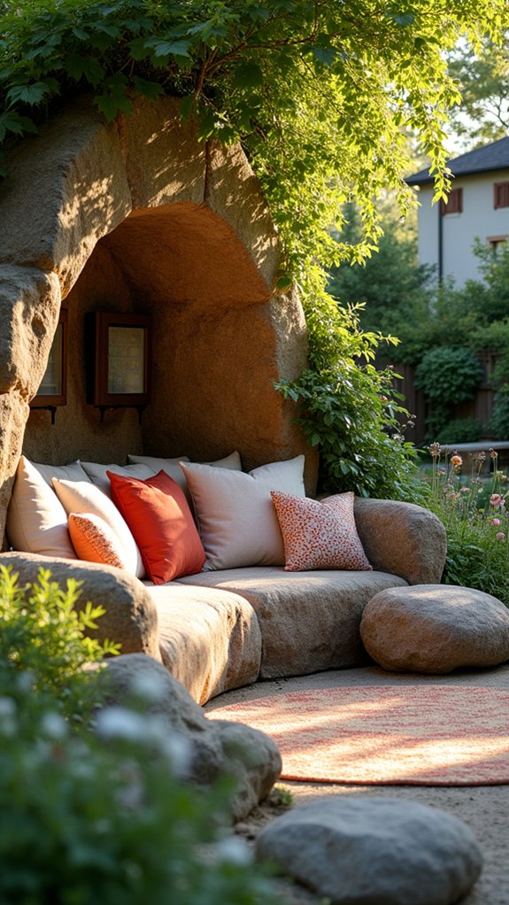 cozy boulder nook creation