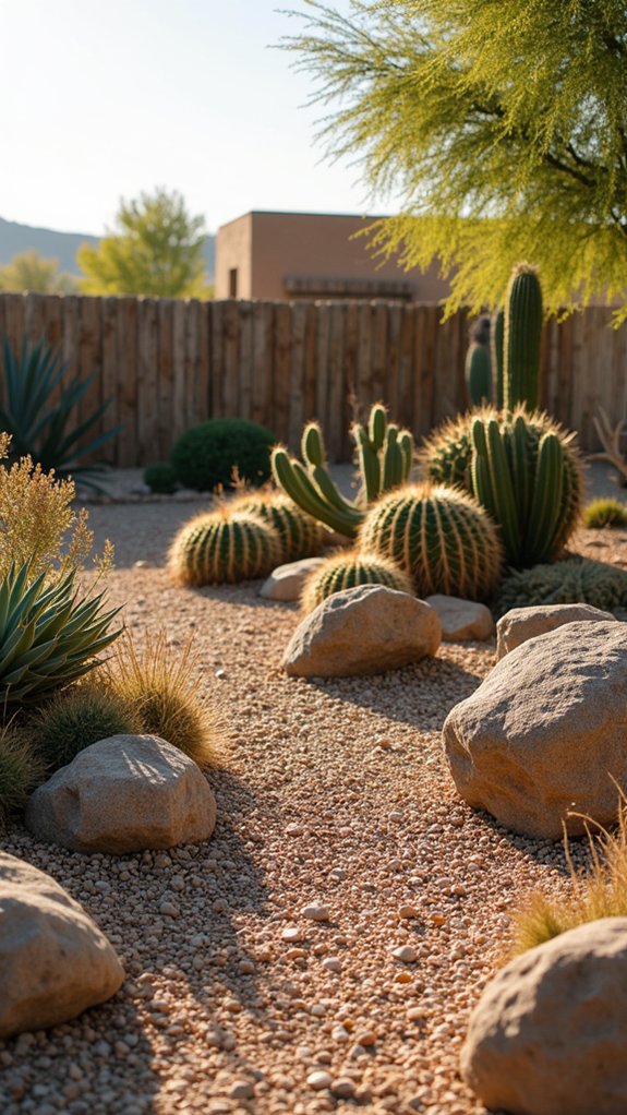desert rock garden beauty
