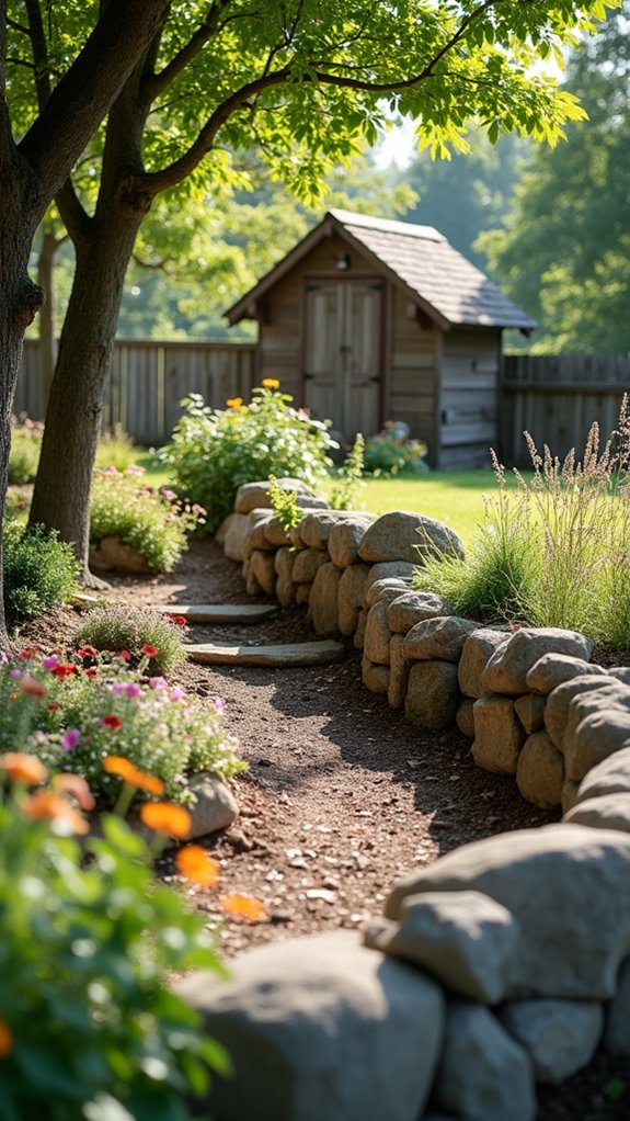 diy boulder wall project