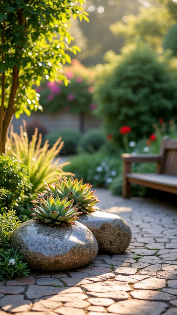 elegant durable granite planters