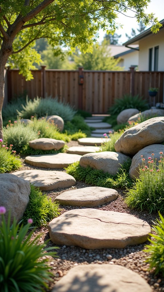 enhancing rock gardens aesthetically