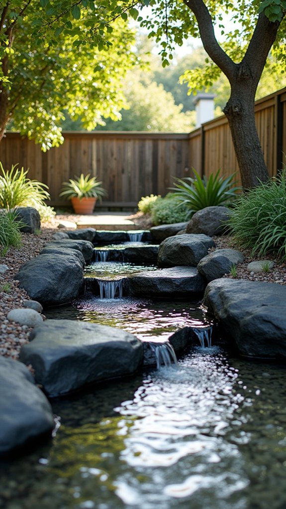lava rocks enhance water features