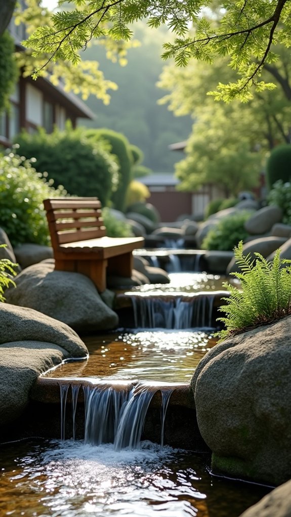 mini waterfall for tranquility