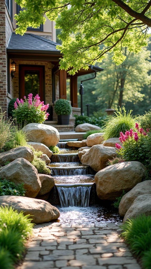 natural inviting water feature