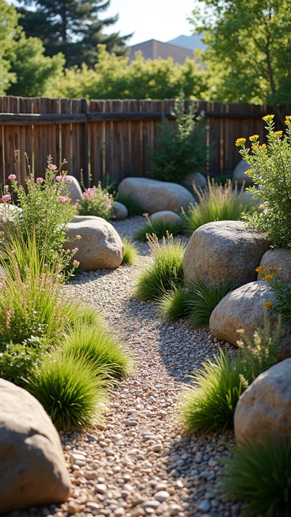 natural rock garden design