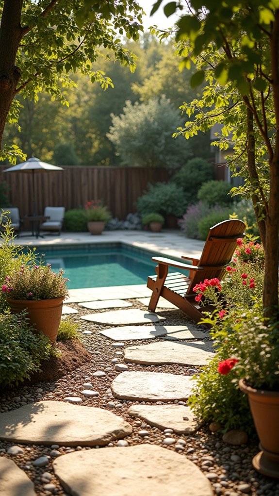 natural stone pathway serenity