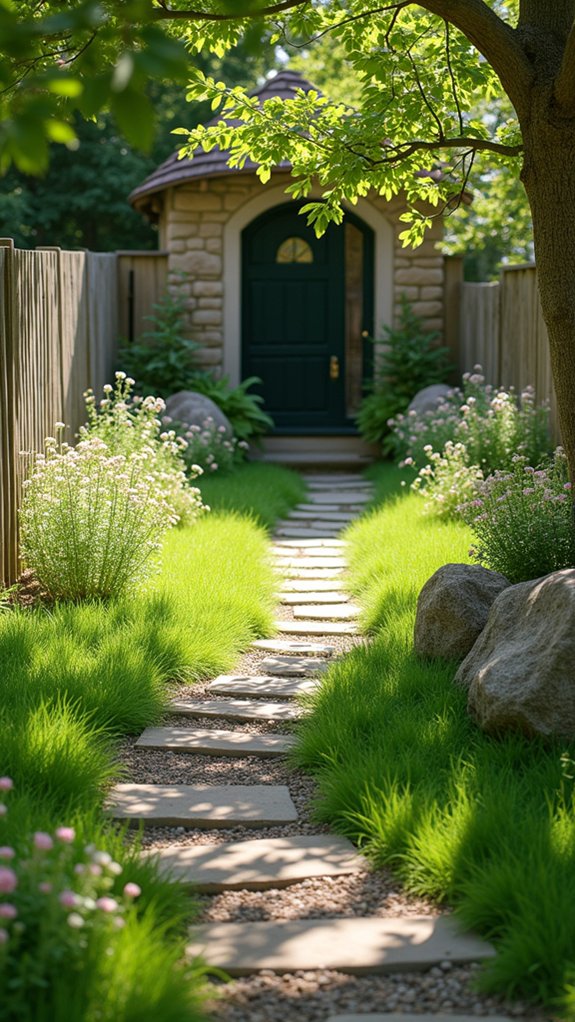 serene garden pathways design
