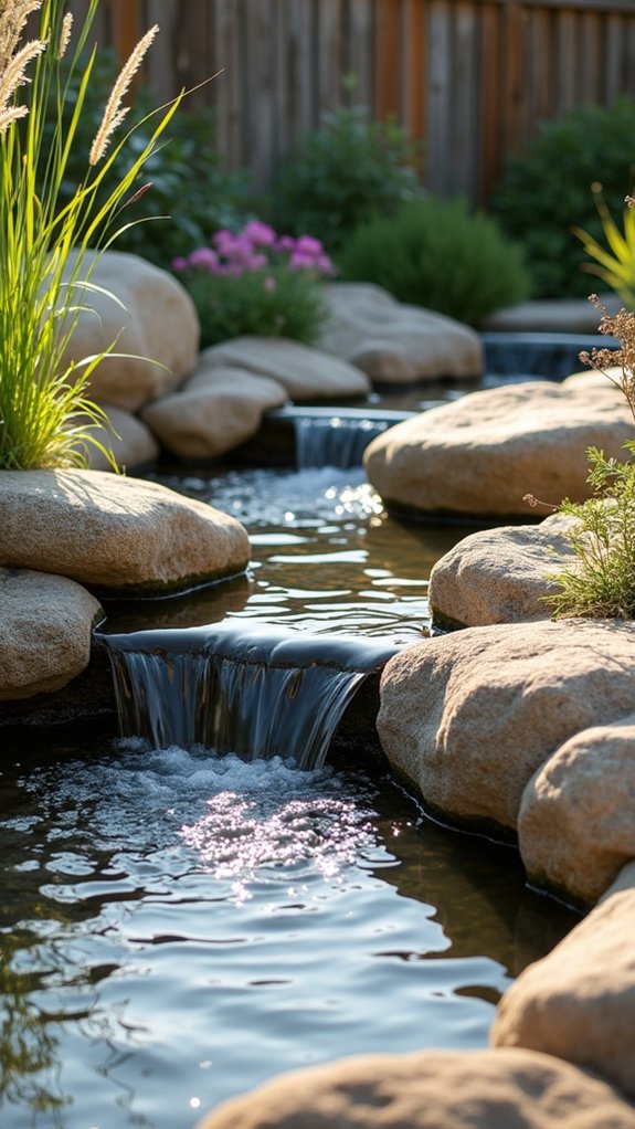 serene water feature oasis