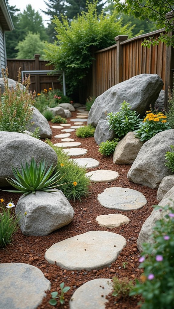 succulents enhance rocky landscapes