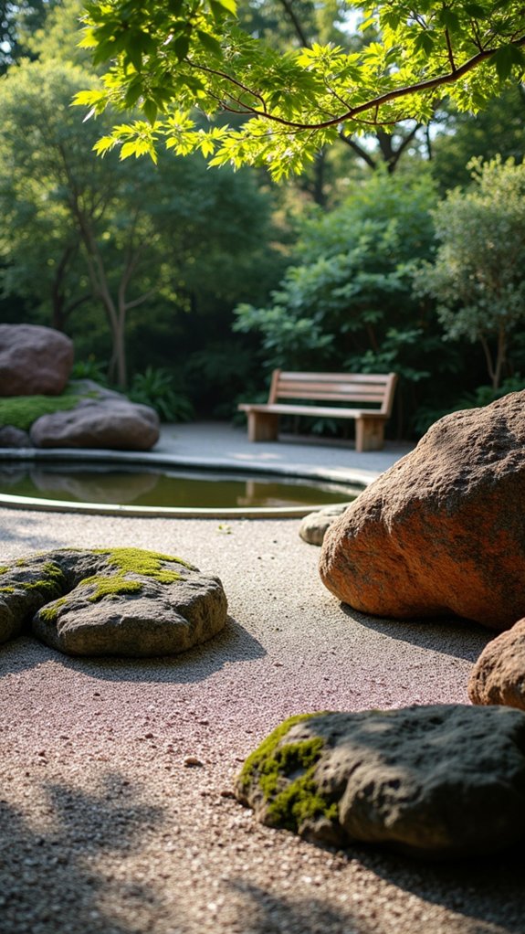 tranquil zen garden design