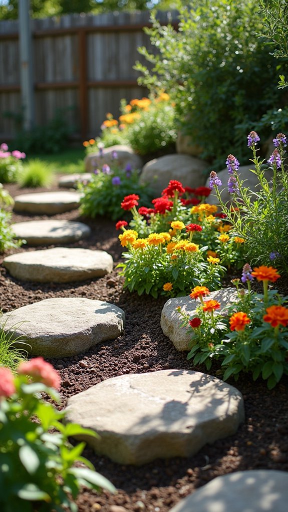 vibrant blooms enhance landscapes