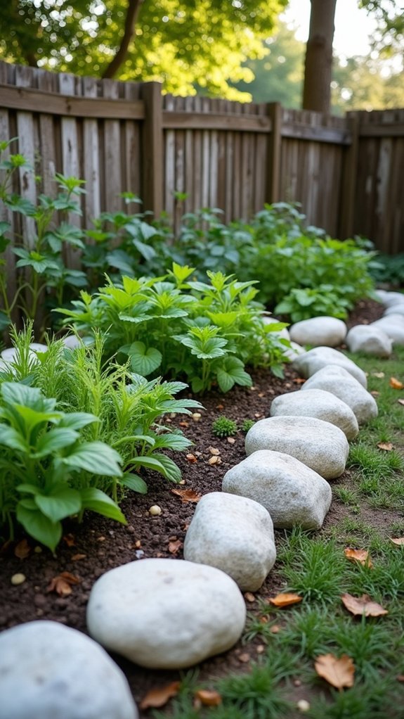 aesthetic raised garden borders