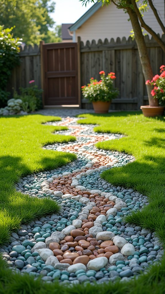 artistic colored rock patterns