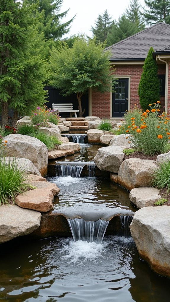 artistic river rock sculptures