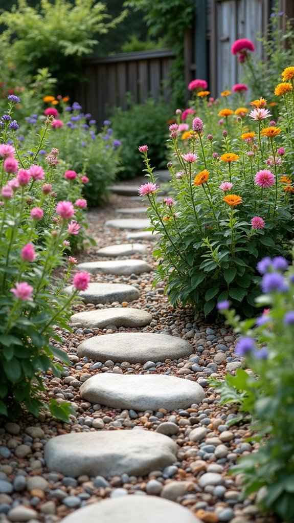 beautiful garden rock arrangement