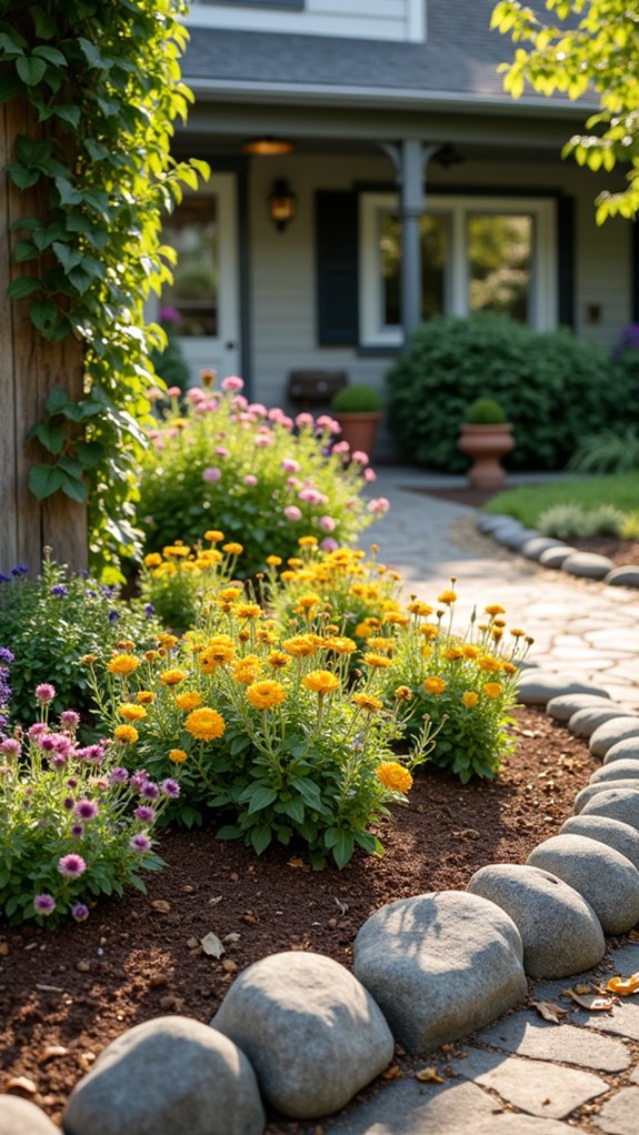 beautiful low maintenance flower beds