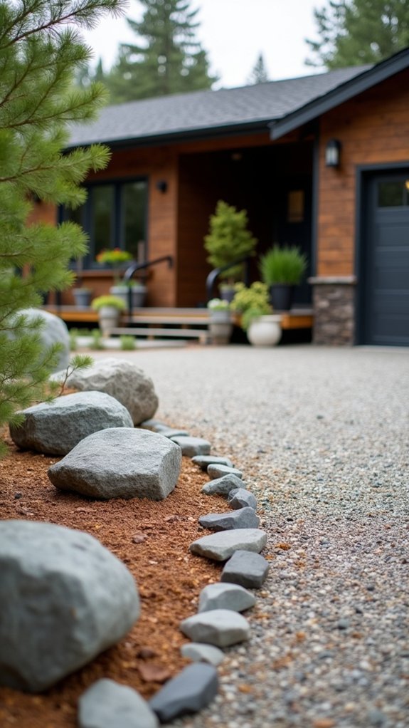 boulders enhance river rock