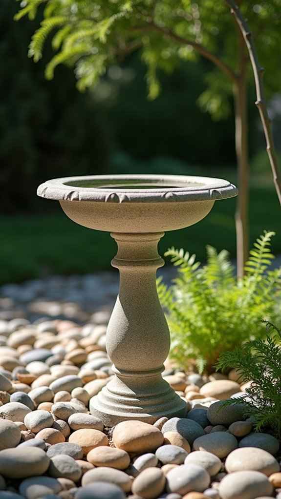 charming garden birdbaths oasis